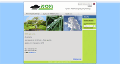 Desktop Screenshot of novi.cz
