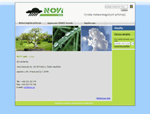 Tablet Screenshot of novi.cz